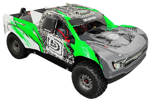 BittyDesign - FALCON-X 1/7 Pre-Painted Green body for ARRMA Mojave 6S BLX, Pre-cut, 1.5mm 