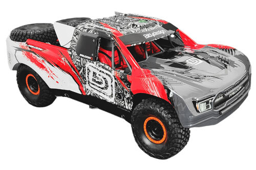 BittyDesign - FALCON-X 1/7 Pre-Painted Red body for TRAXXAS UDR, Pre-cut, 1.5mm 