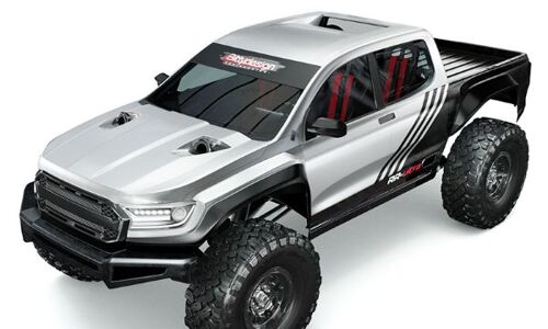 BittyDesign -  RR-ultra 1/10 clear body for all 313mm wheelbase Rock Crawler models, Pre-Cut, 1mm