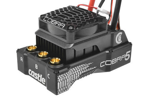 COBRA 5 - Sensored-Sensorless Car ESC Car ESC - 3-8S- Datalogging - BEC 20A - Waterproof