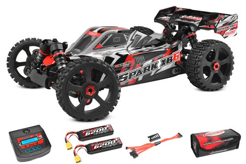 Team Corally - Spark XB-6 RTR - Drive'n Go Pack 6S - Red Color