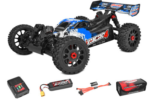Team Corally - Syncro-4 RTR - Drive'n Go Pack 4S - Blue Color