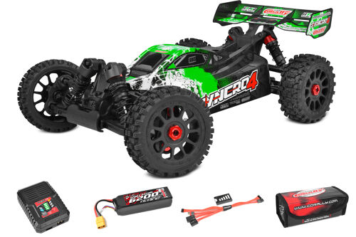 Team Corally - Syncro-4 RTR - Drive'n Go Pack 4S - Green Color