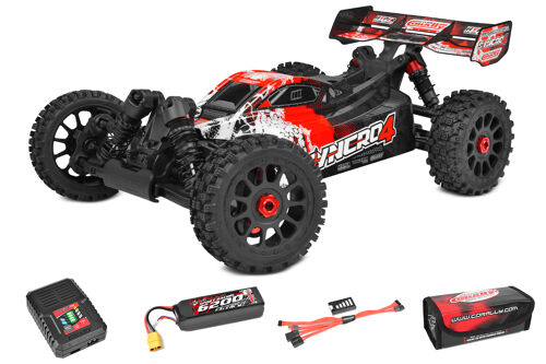 Team Corally - Syncro-4 RTR - Drive'n Go Pack 4S - Red Color