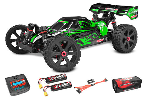 Team Corally - Asuga XLR RTR - Drive'n Go Pack 6S - Green Color
