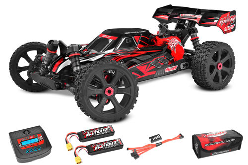 Team Corally - Asuga XLR RTR - Drive'n Go Pack 6S - Red Color