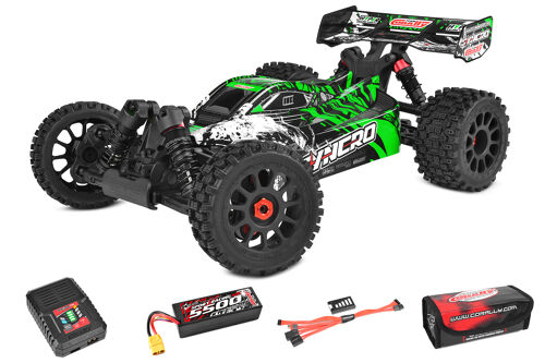 Team Corally - Syncro RTR - Drive'n Go Pack 3S - Green Color