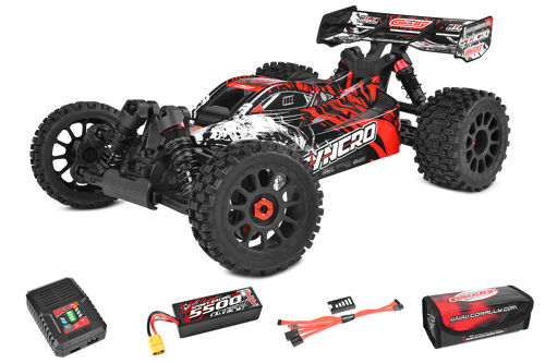 Team Corally - Syncro RTR - Drive'n Go Pack 3S - Red Color