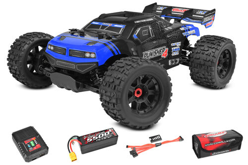 Team Corally - Punisher 4 RTR - Drive'n Go Pack 4S - Blue Color