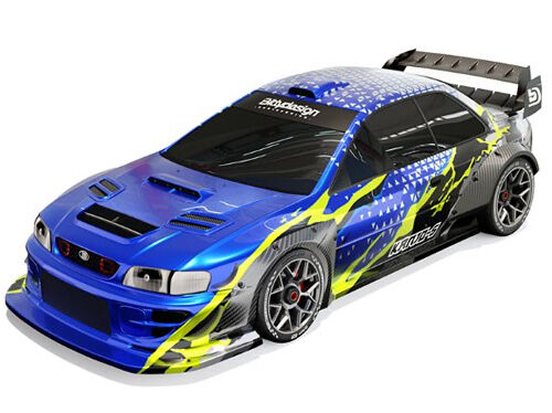 BittyDesign - KANJO-S 1/7 Pre-Painted body for ARRMA Felony, Pre-Cut, 1.5mm