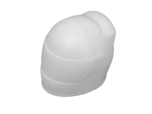 BittyDesign - White plastic Helmet for 1/10 F1 body shell [Universal], include also mirrors (2)