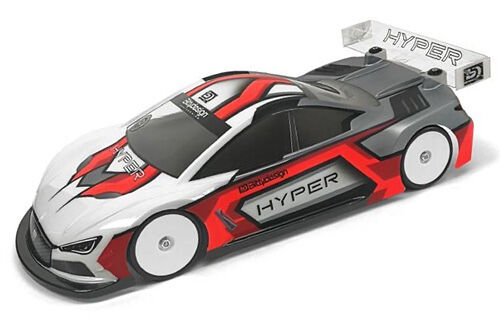 BittyDesign - HYPER clear body 1/10 TC 190mm, ULT (Ultra Lite)