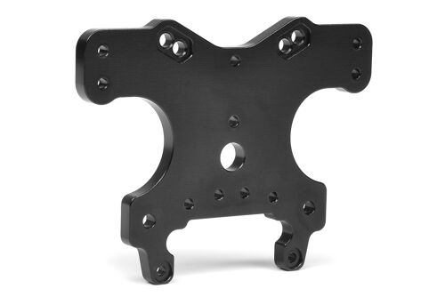Team Corally - Shock Tower - SC - Front - Aluminum  - 5mm - Black - 1 Pc
