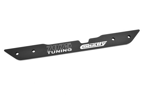 Team Corally - Chassisstrebe - Mitte unten - Asuga XLR - Swiss Made 7075 T6 - 3mm - Hart eloxiert - Schwarz - Made in Italy