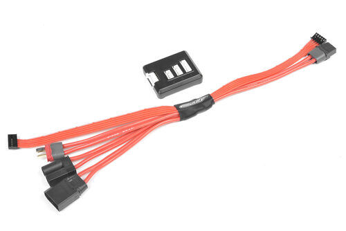 Team Corally - Multi Charge / Balance Lead - 3in1 - XT-90 - EC-5 - T-Plug - 4S Balance Board