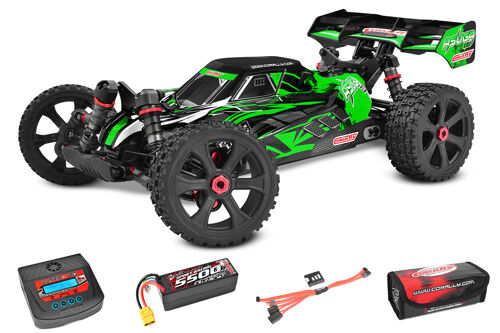 Team Corally - Asuga XLR RTR - Drive'n Go Pack 4S - Green Color