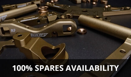 We guarantee your spare parts availability - No shelf queens with Team Corally