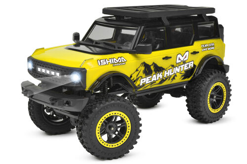 Ishima - 1/20 Crawler "Peak Hunter" 4WD - Brushed - RTR - Yellow Color