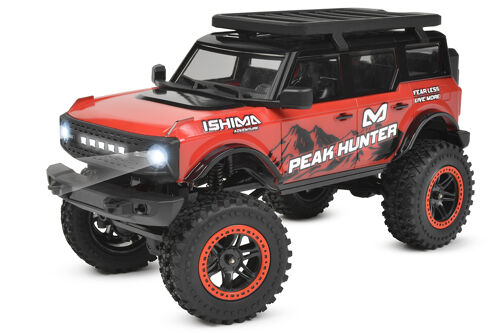 Ishima - 1/20 Crawler "Peak Hunter" 4WD - Brushed - RTR - red Color