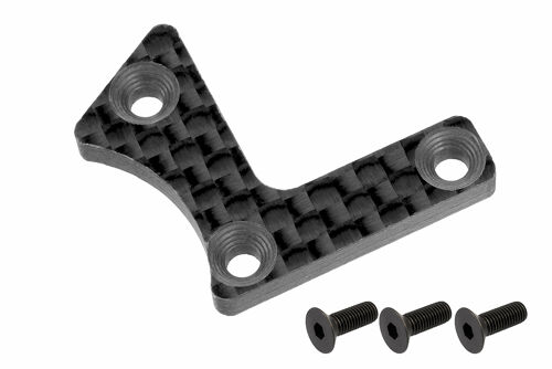 Team Corally - Raidisseur de bras de suspension - B - Inférieur Avant - Gauche - Graphite 3mm - 1 pc