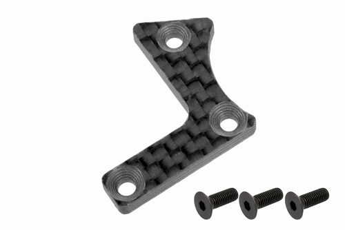 Team Corally - Suspension arm stiffener - B - Lower Front - Left - Carbon 3mm - 1 Pc