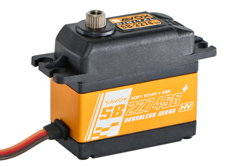Savox - Servo - SB-2274SG+ - Digital - High Voltage - Brushless Motor - Steel Gears