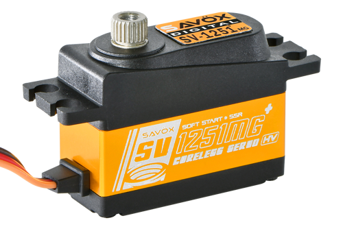 Savox - Servo - SV-1251MG+ - Digital - High Voltage - Coreless Motor - Metal Gear