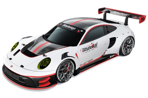 BittyDesign - P-GT3R 1/7 Pre-Painted body for ARRMA Infraction/Limitless, Pre-Cut, 1.5mm 