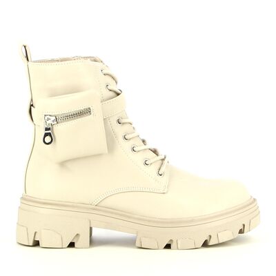 Ken Shoe Fashion - Ecru - Boots 
