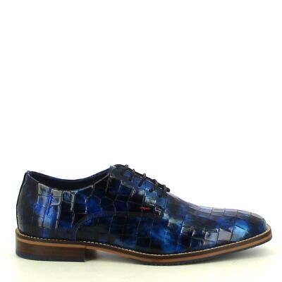 Ken Shoe Fashion - Blauw - Veterschoenen