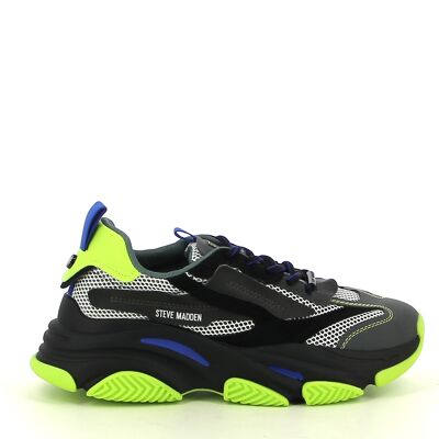 Steve Madden - Zwart/Geel - Sneakers 